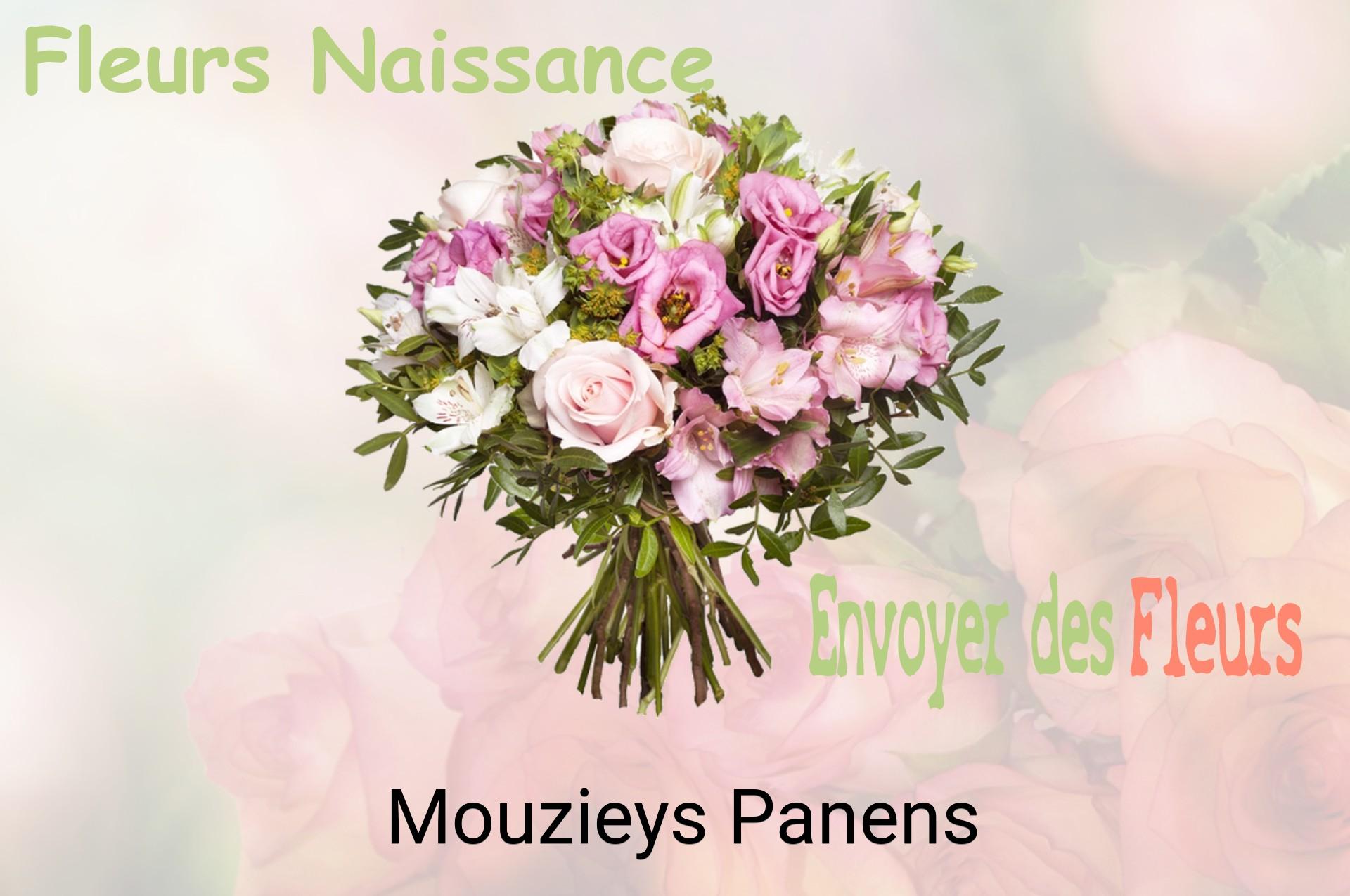 Bouquet de fleurs de naissance livré à Mouzieys-Panens